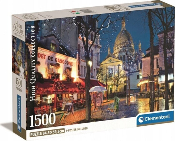 Clementoni Puzzle 1500 elementów Compact Paris Montmarte