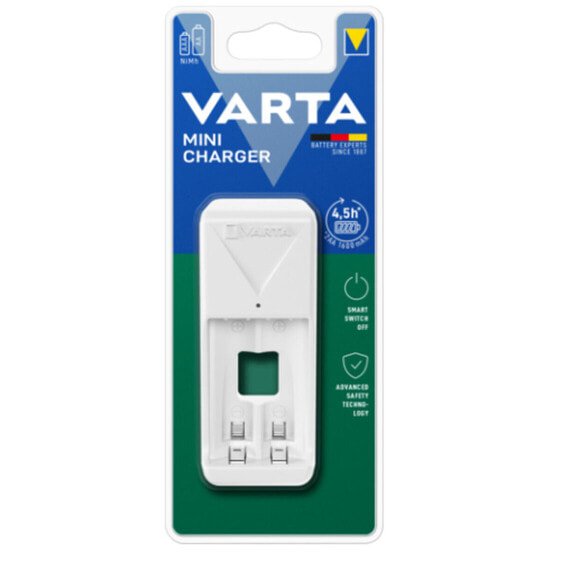 Зарядное устройство Varta 57656 101 401 Mini 2 Батарейки Белый AA/AAA