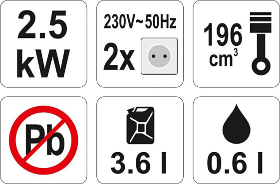 Ято -мощный генератор 2,7 кВт AVR