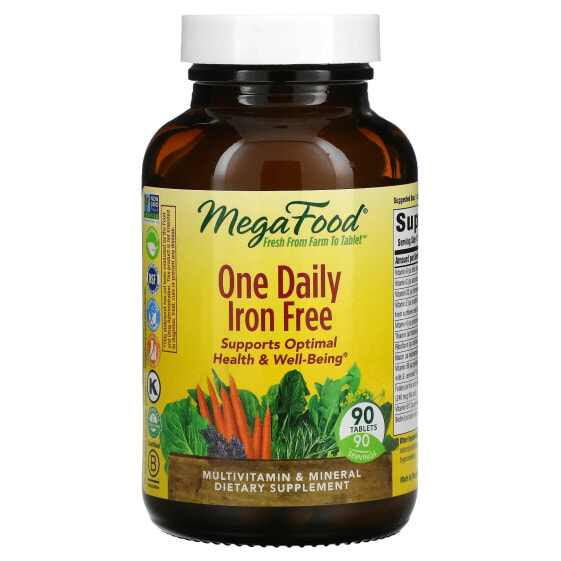 Мультивитамин без железа MegaFood One Daily, 90 таблеток