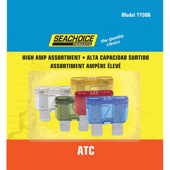 Ассортимент плавких предохранителей высокой амперности SEACHOICE ATC Blade