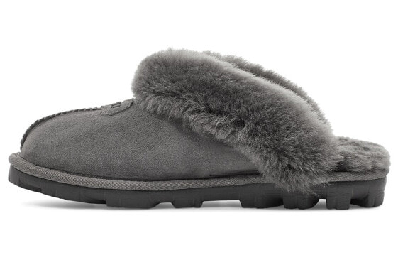 UGG Coquette Slipper 5125-GREY Comfortable Slip-On Shoes