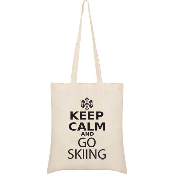 KRUSKIS Keep Calm And Go Skiing Tote Bag
