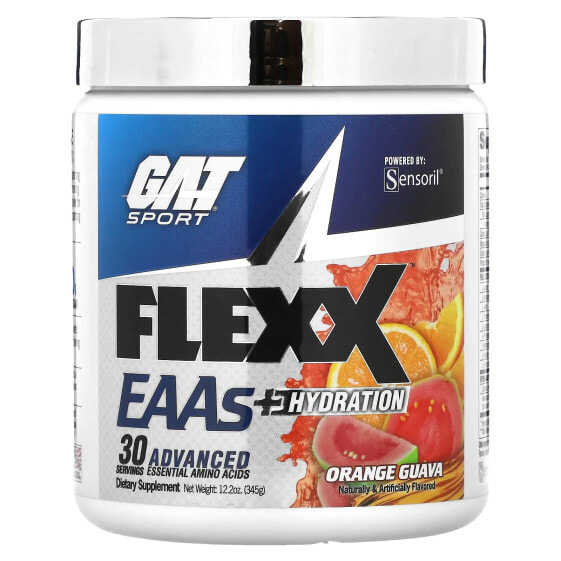 Аминокислоты GAT Flexx EAAs + Увлажнение, Фруктовый Удар, 354.9 г
