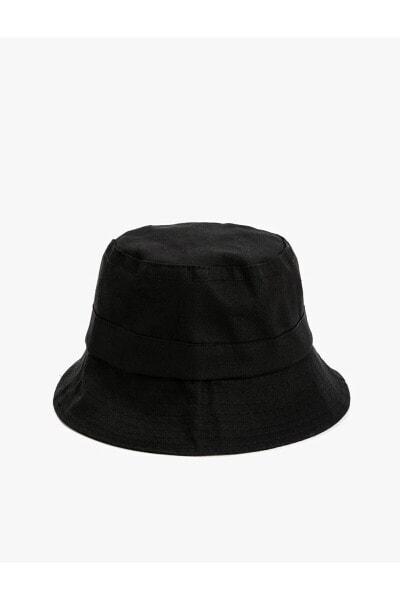 Bucket Şapka Dikiş Detaylı