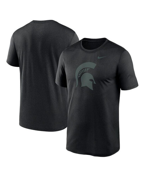 Men's Black Michigan State Spartans Primetime Legend Logo T-Shirt