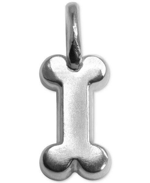 Alex Woo mini Dog Bone Charm in Sterling Silver