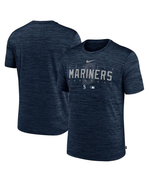 Men's Navy Seattle Mariners Authentic Collection Velocity Performance Practice T-shirt