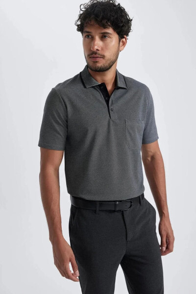 Regular Fit Basic Kısa Kollu Polo Tişört X7133az23sm