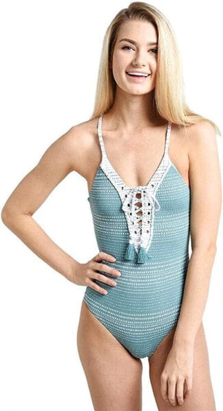 Dolce Vita 281144 Lace Up Front One Piece-Agave-XS