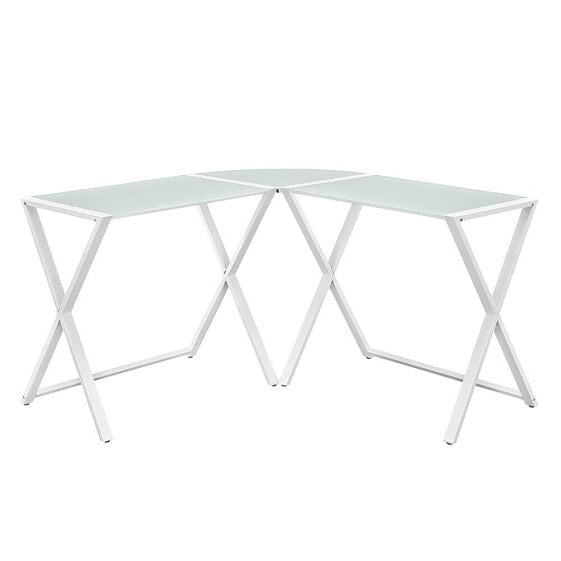 Home Office 51" L-Shaped Corner Computer Desk - White