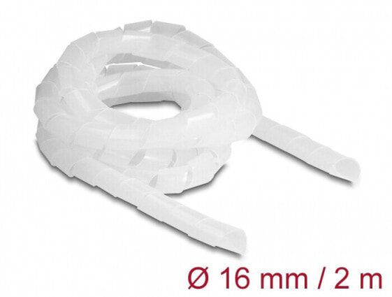 Delock 19058, Transparent, Polyethylene (PE), -40 - 80 °C, 1 pc(s), 1.6 cm, 2000 mm