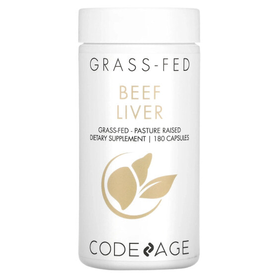 Grass-Fed Beef Liver, 180 Capsules