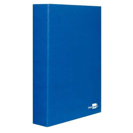 LIDERPAPEL 4 ring binder 40 mm mixed cardboard folio lined paper coat