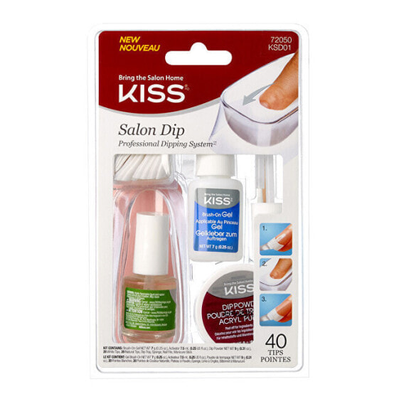 Набор для наращивания ногтей Kiss Salon Dip
