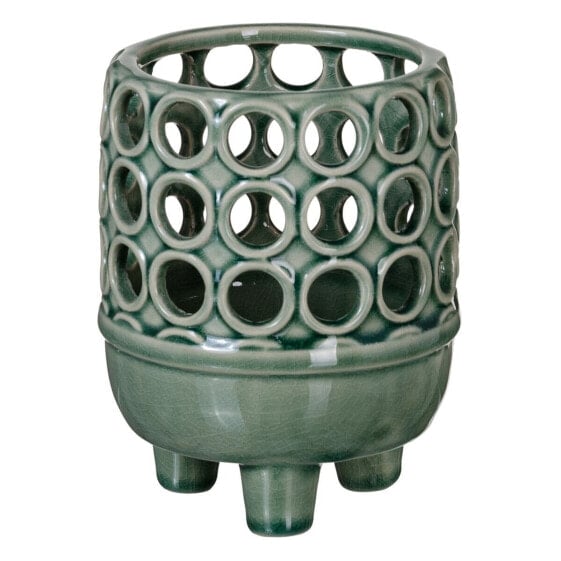 Ваза керамическая BB Home Vase 12,5 x 12,5 x 15,5 см Зеленая
