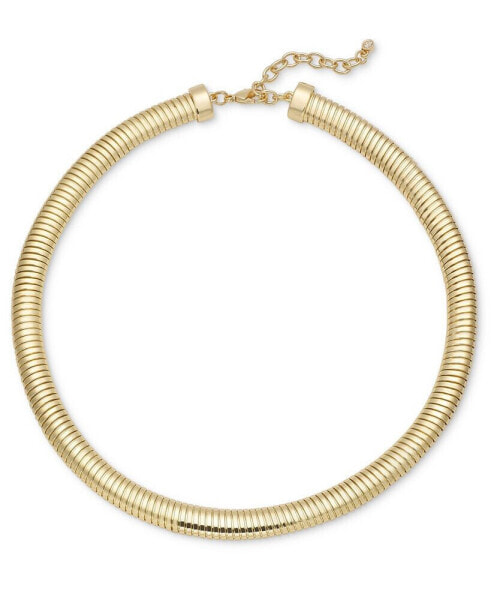 Coiled Chain Collar Necklace, 17" + 2" extender, Created for Macy's