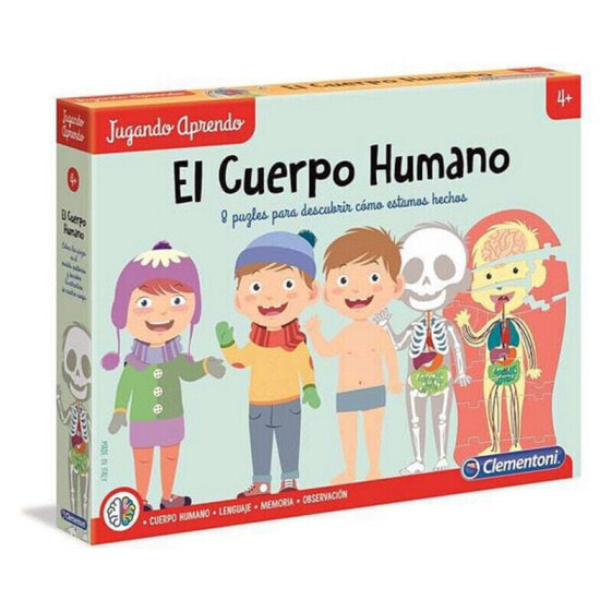 Развивающая игра Clementoni "Я учусь человеческому телу" 55114.9 37 х 28 см