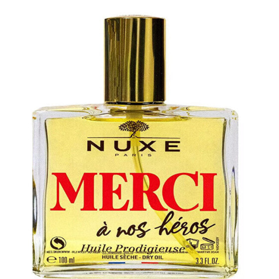 Масло для лица, тела и волос Nuxe Huile Prodigieuse Merci.