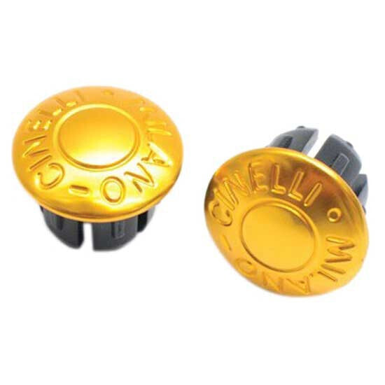 Руль Cinelli Milano End Plugs Anod Yellow-2Pr