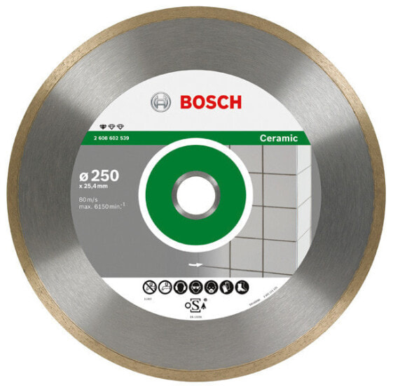 Алмазный диск Bosch 200x25,4 PE для керамики