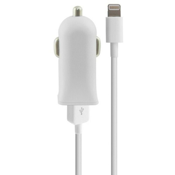 Автомобильное зарядное устройство Contact USB с кабелем для быстрой зарядки Lightning MFi Apple-compatible 2.1A