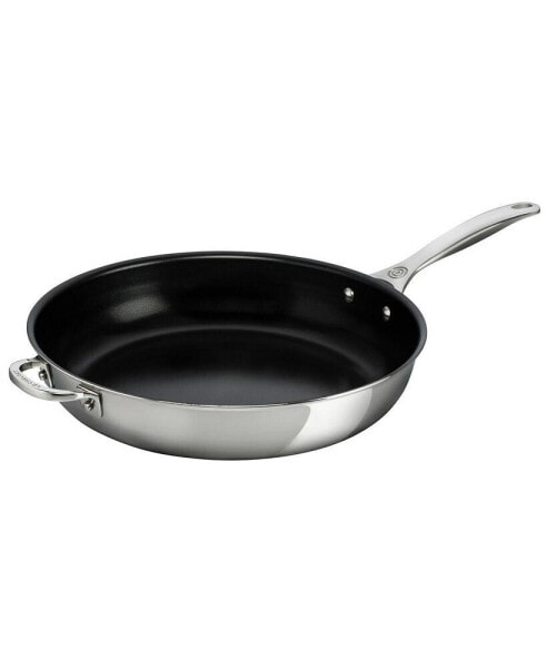 12.5" Nonstick Deep Fry Pan with Helper Handle