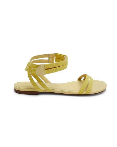 The Women's Flat Two Strap Sandal