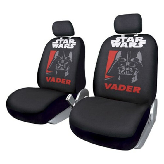 Комплект чехлов на сиденья Star Wars Darth Vader Универсальный передний Чёрный 2 штук