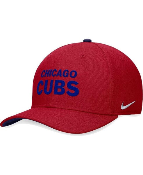 Men's Red Chicago Cubs Classic99 Swoosh Performance Flex Hat