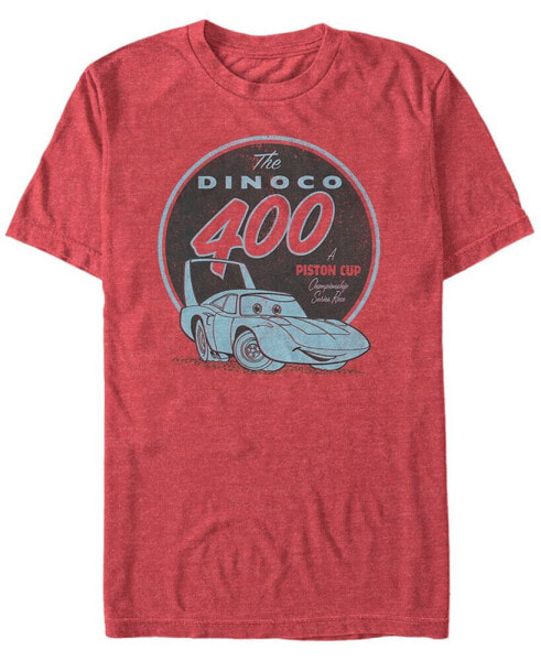 Disney Pixar Men's Cars The Dinoco 400 a Piston Cup Short Sleeve T-Shirt
