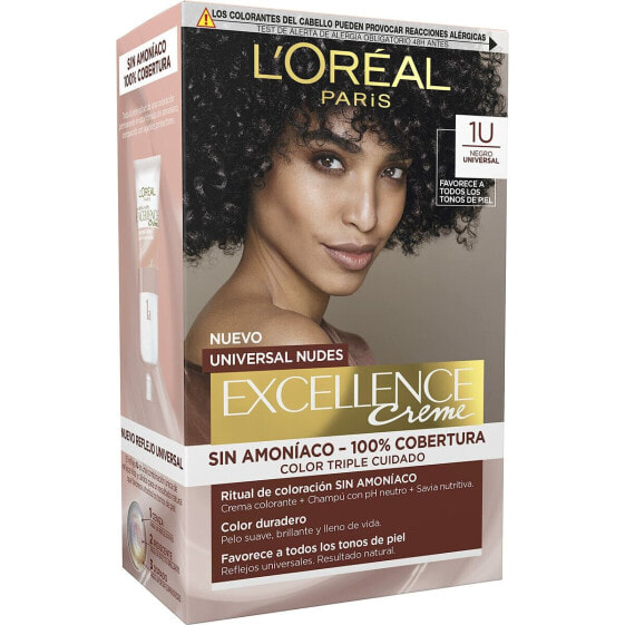 Краска для волос постоянная L'Oreal Make Up Excellence Чёрный