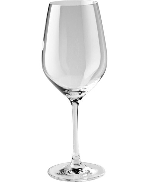 Predicat Burgundy White 6 Piece Glass Set, 13.6 oz