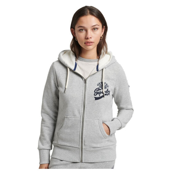 SUPERDRY Vintage Pride & Craft Hood full zip sweatshirt