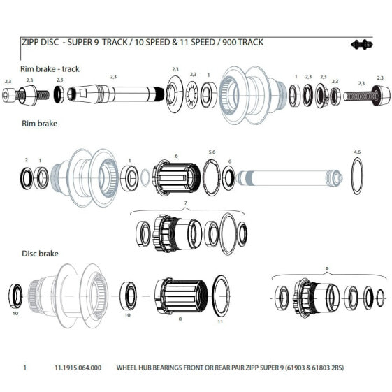 ZIPP Bearing Super