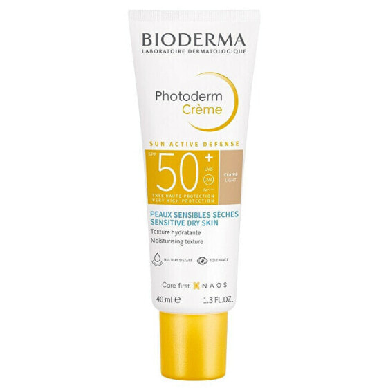 Tinted sun cream SPF 50+ Photoderm Aqua fluid 40 ml