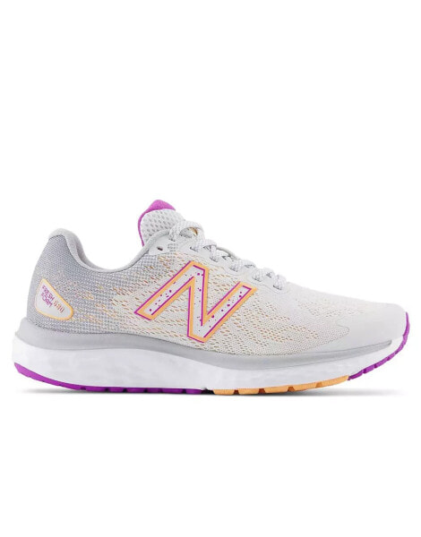 New Balance Fresh Foam 680v7 running trainers in grey