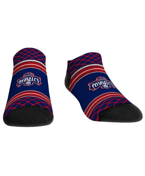 Men's and Women's Socks Washington Mystics Net Striped Ankle Socks