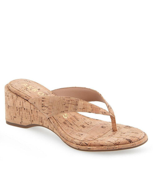 Women's Nero Wedge Flip Flop Sandals