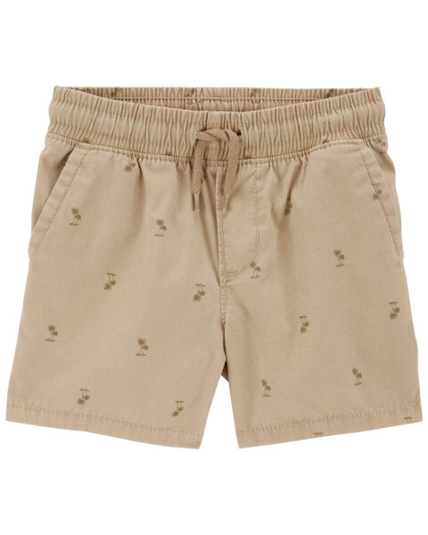 Toddler Drawstring Canvas Shorts 2T