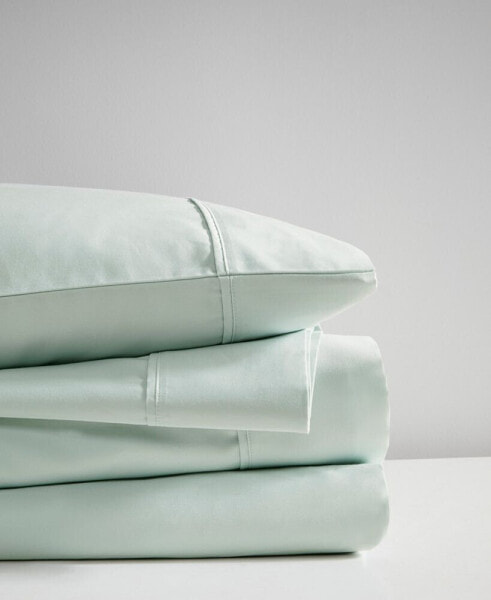 CLOSEOUT! Wrinkle-Resistant 400 Thread Count Cotton Sateen 4-Pc. Sheet Set, King