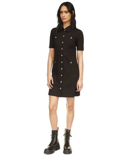 MICHAEL Women's Pocket Short Dress