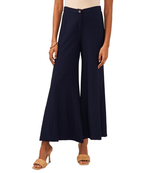 Women's Elastic-Back Wide-Leg Trousers