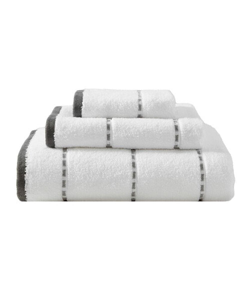 Ridley Solid Cotton Terry Quick Dry 3-Pc. Bath Towel Set