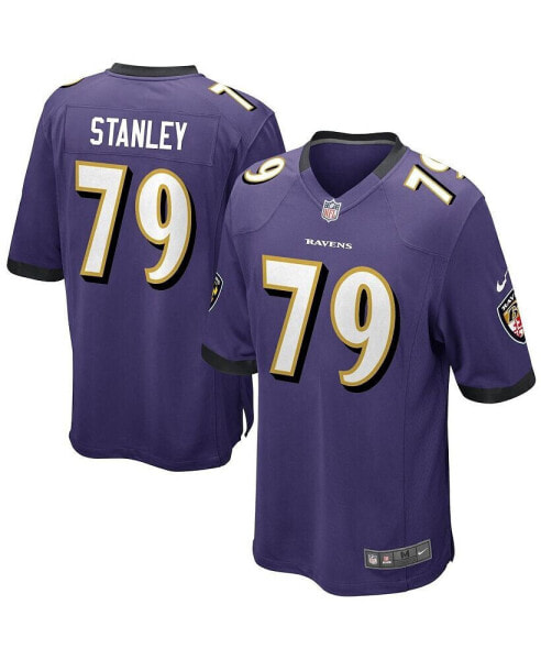 Men's Ronnie Stanley Purple Baltimore Ravens Game Jersey