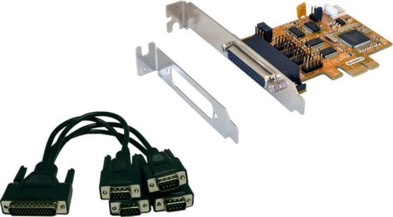 Kontroler Exsys PCIe x1 - 4x RS-232 BD9 (EX-44044-2)