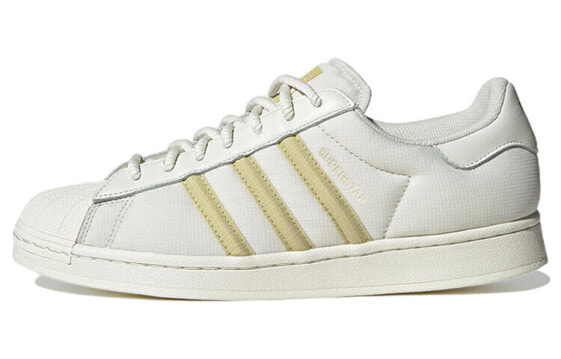 adidas originals Superstar 潮流休闲 防滑耐磨 低帮 板鞋 男女同款 白黄 / Кроссовки Adidas originals Superstar IE1830