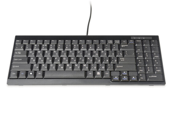 DIGITUS Keyboard Suitable for TFT Consoles, Russian Layout