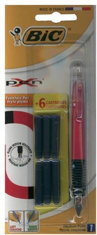 Bic X Pen Classic pink + 6 CARTRIDGES (863088)