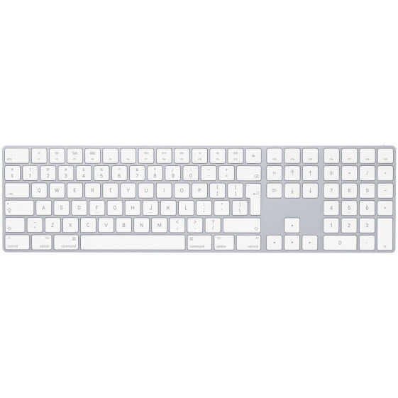 Apple Magic Keyboard mit Ziffernblock"Silber/Weiß Englisch International Kabellos